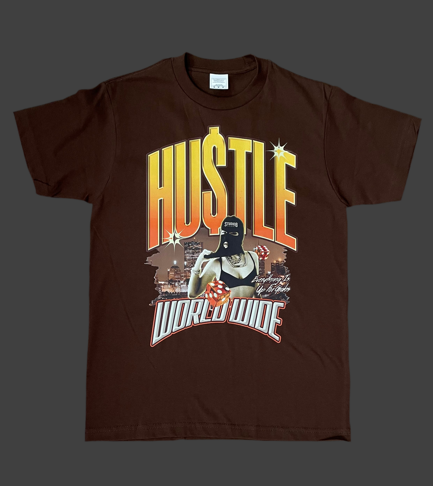 Studio B Hustle World Wide Tee