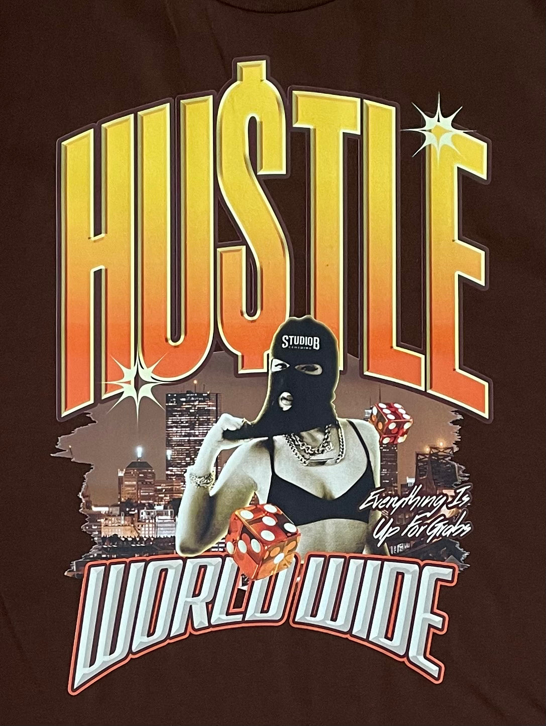 Studio B Hustle World Wide Tee