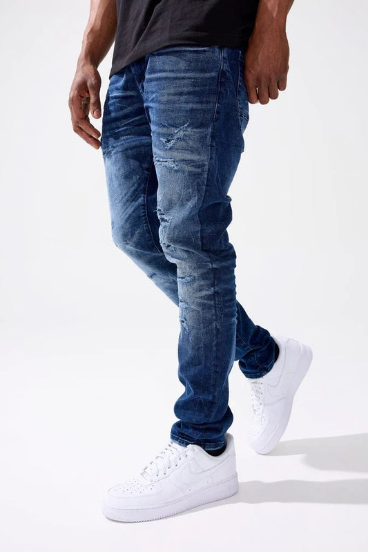 “NEW” Jordan Craig Sean Deep Blue Jeans