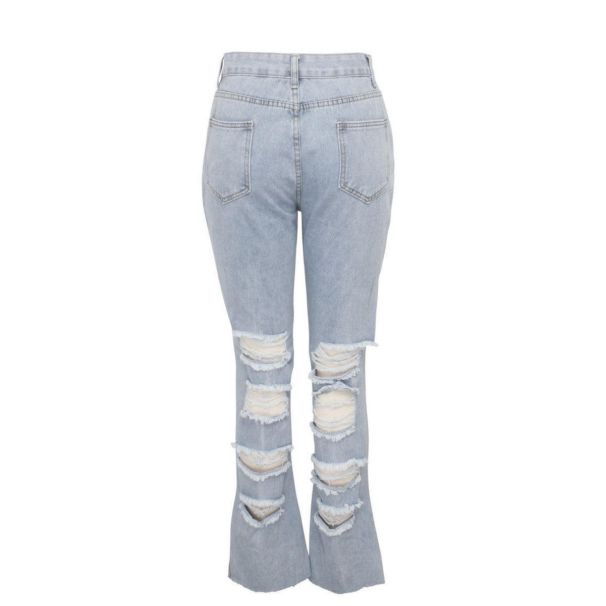 “NEW” Women’s Ripped Denim Jeans (Lt. Blue)