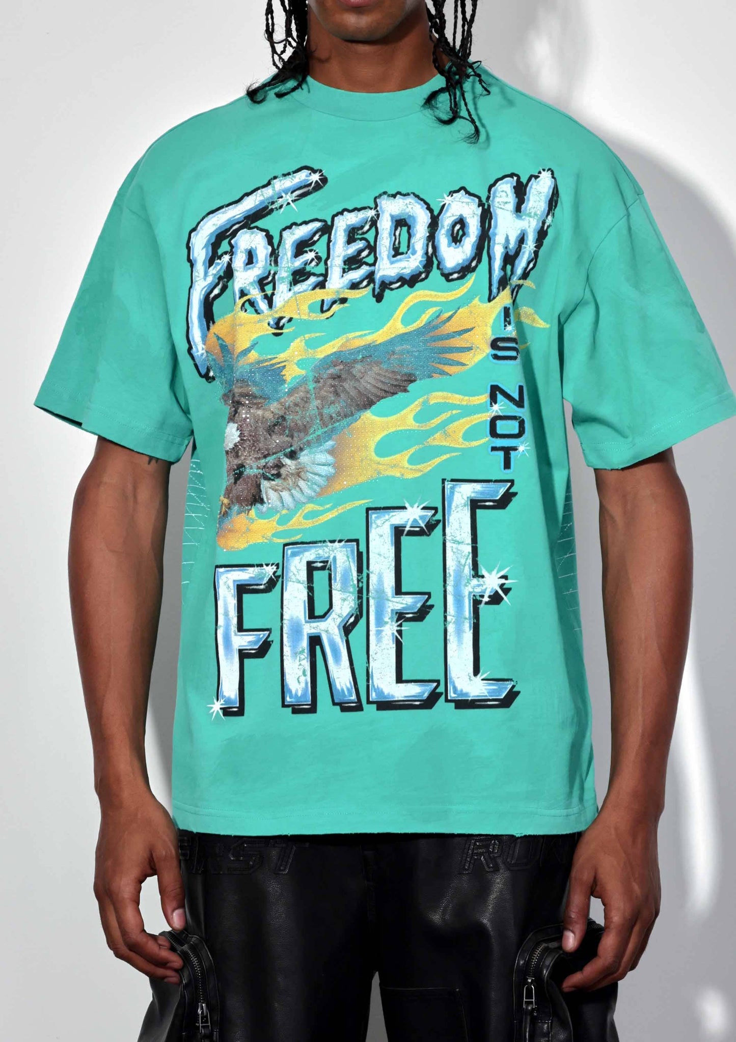 “NEW” FREEDOM IS NOT FREE FLAME WASHED TEE