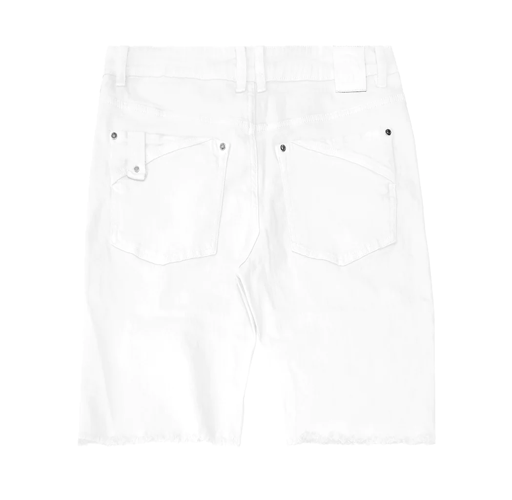 Born Fly White Shorts