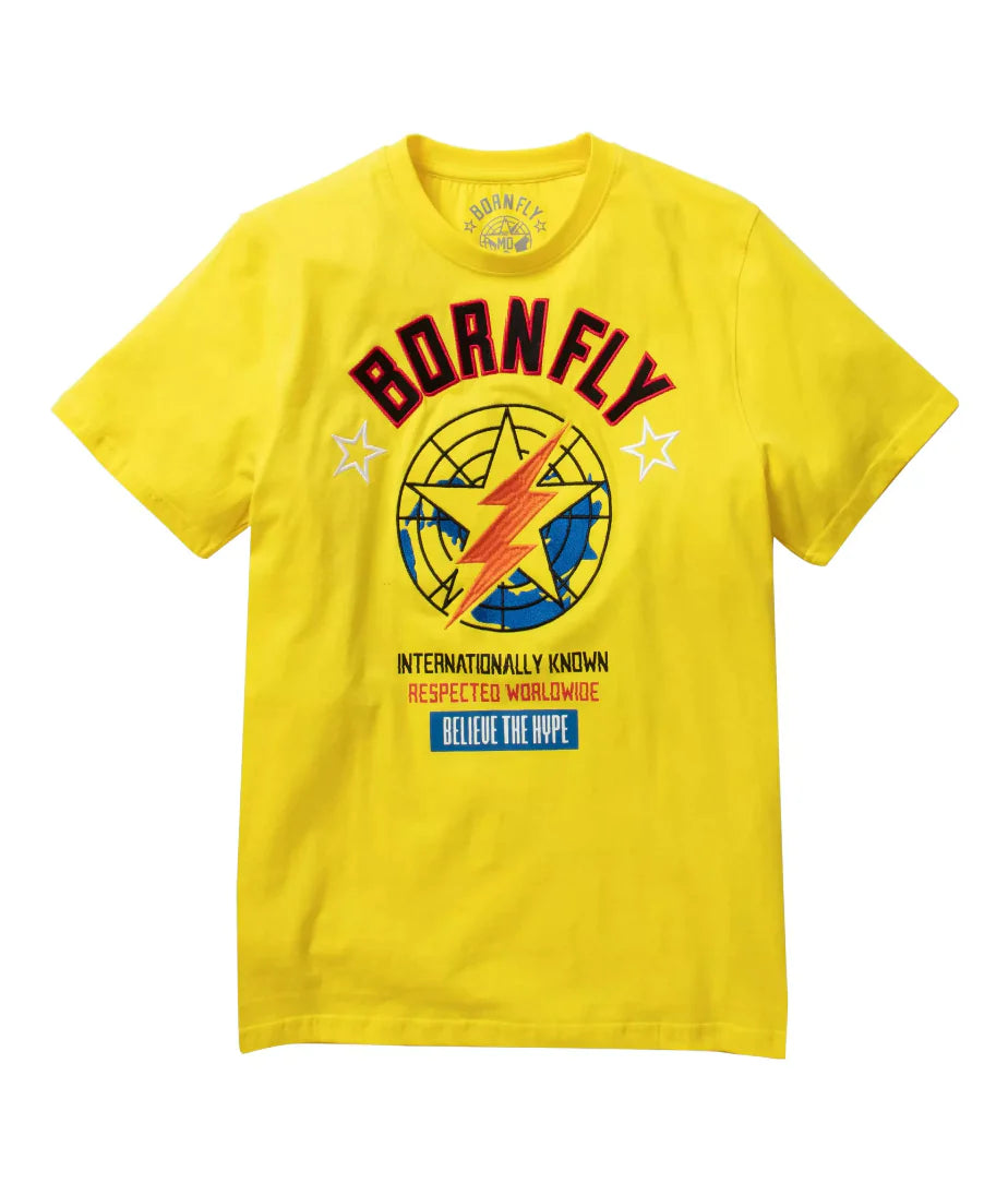 Born Fly Yellow Graphic Tee